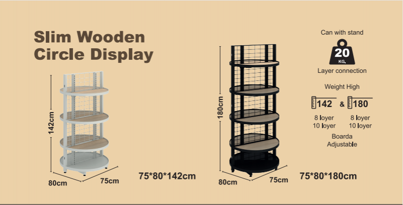 Slim leseni krog zaslon