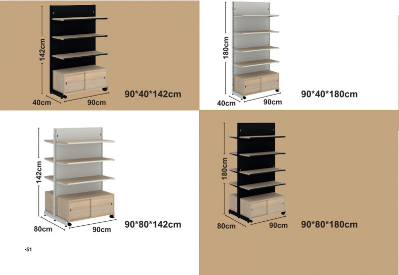 Trdne lesene police + kabinet